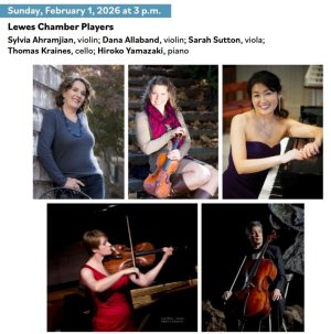 lewes De, concert, lewes chamber players, music