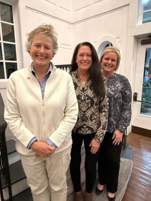 Commemorating the establishment of the Robert J. & Lois H. White Beebe Endorsed Student Tuition Nursing Scholarship Endowment are (l-r) Kay Young, executive director of development; Veronica White, daughter of Robert J. & Lois H. White; and Karen Pickard, Margaret H. Rollins School of Nursing director. SUBMITTED PHOTOS