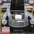 This 1958 Austin Healey is in its reserved parking space.
