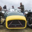 A 1961  Lotus Super Seven owned by Bill Tattersall of Frankford sits low to the ground.
