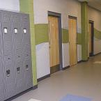 Older students will have hallway lockers for their belongings.
